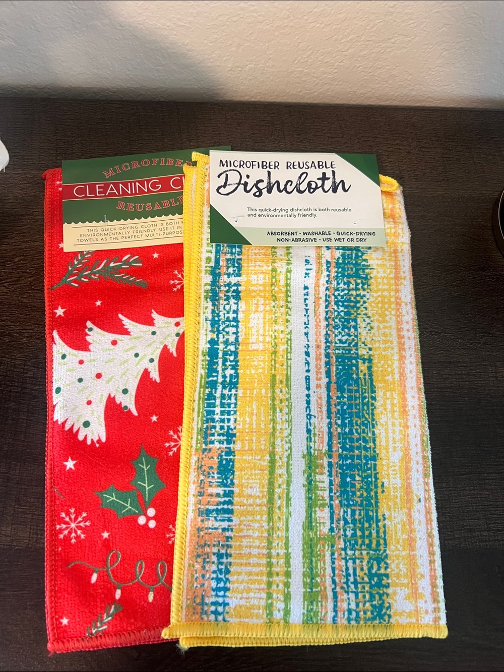 Microfiber Reusable Dish Cloths set of 2